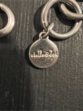 Stella & Dot Silver Logo Bracelet